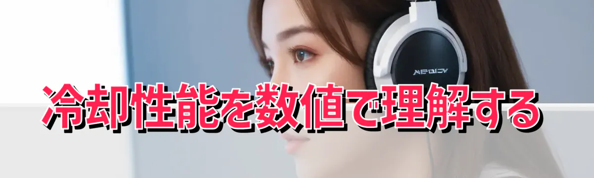 冷却性能を数値で理解する