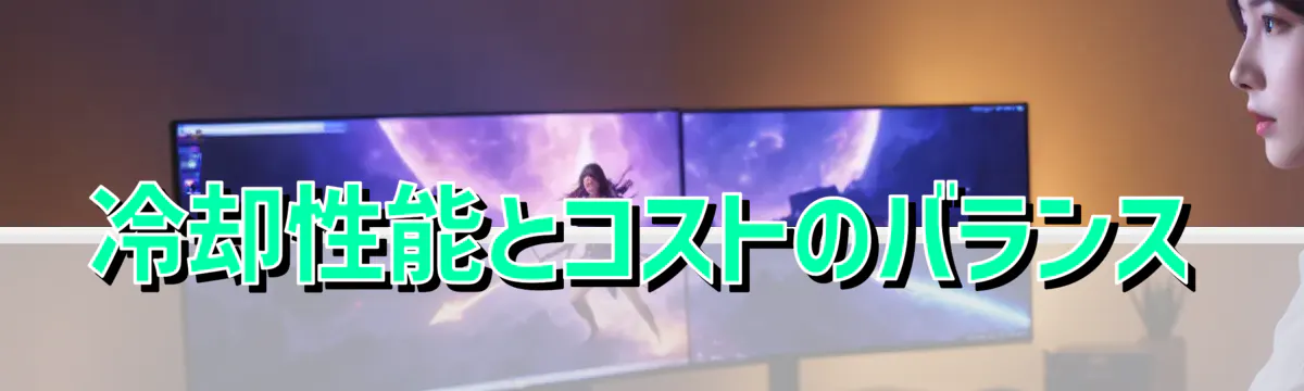 冷却性能とコストのバランス