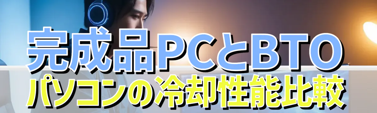 完成品PCとBTOパソコンの冷却性能比較