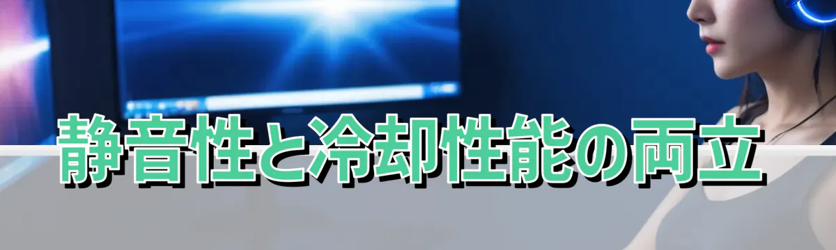 静音性と冷却性能の両立