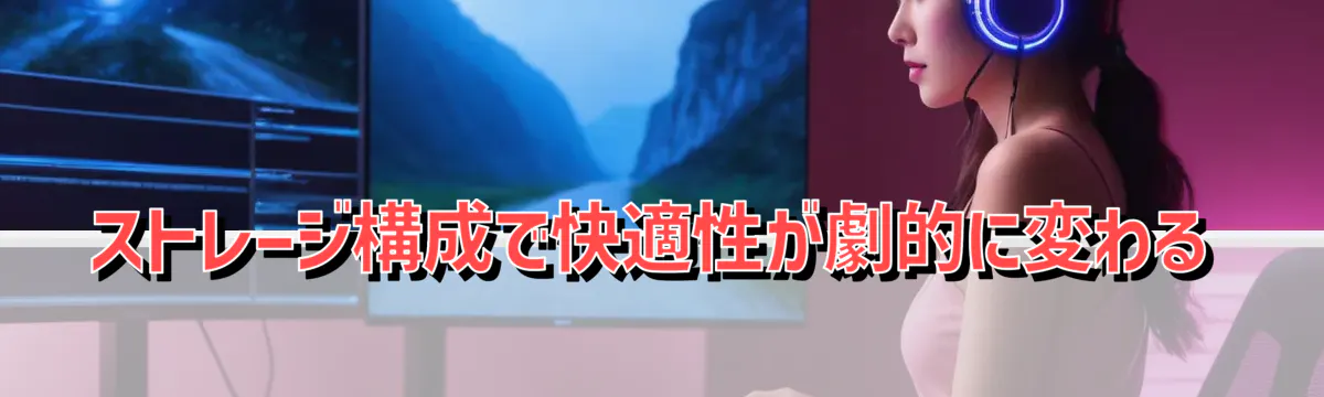 ストレージ構成で快適性が劇的に変わる