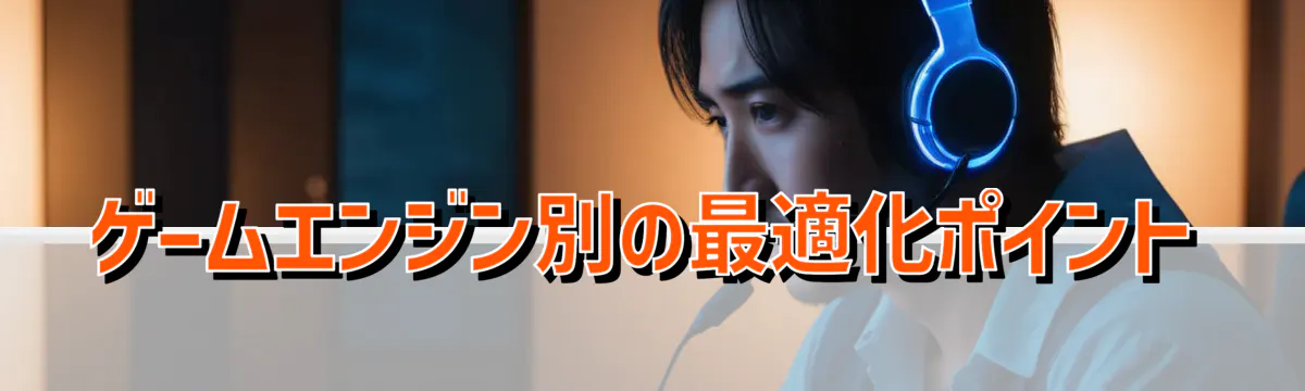 ゲームエンジン別の最適化ポイント