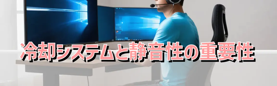 冷却システムと静音性の重要性