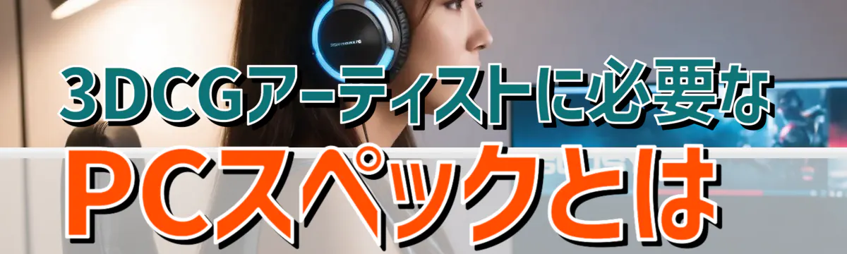 3DCGアーティストに必要なPCスペックとは