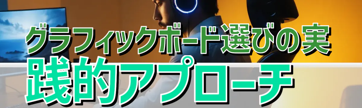 グラフィックボード選びの実践的アプローチ