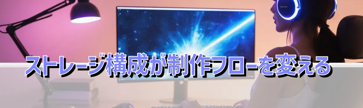 ストレージ構成が制作フローを変える