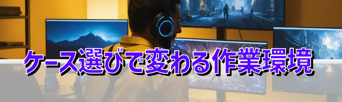 ケース選びで変わる作業環境