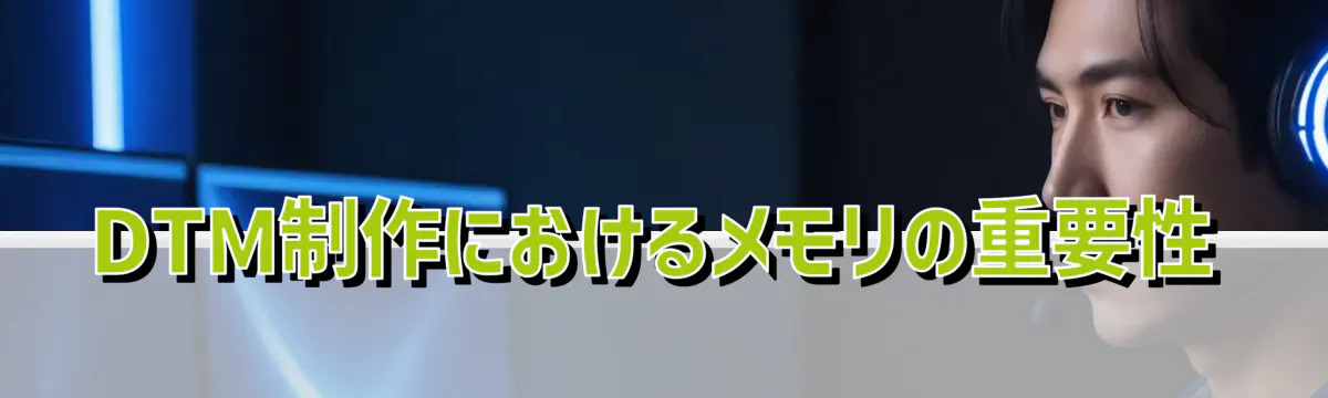 DTM制作におけるメモリの重要性