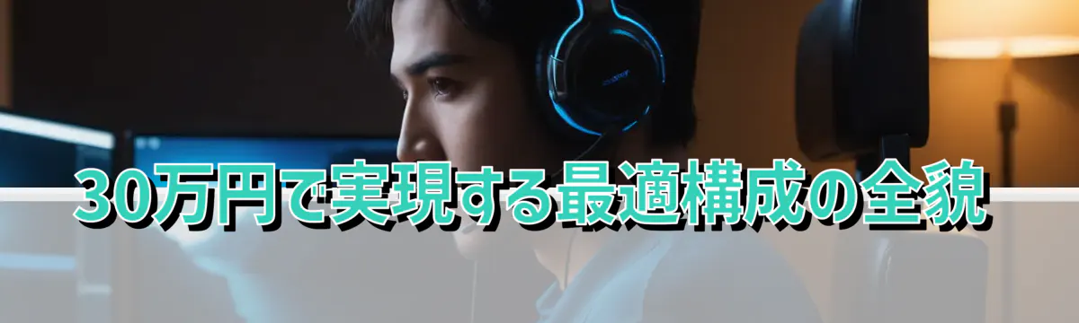 30万円で実現する最適構成の全貌
