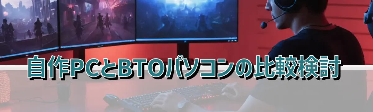自作PCとBTOパソコンの比較検討