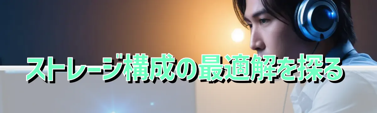 ストレージ構成の最適解を探る