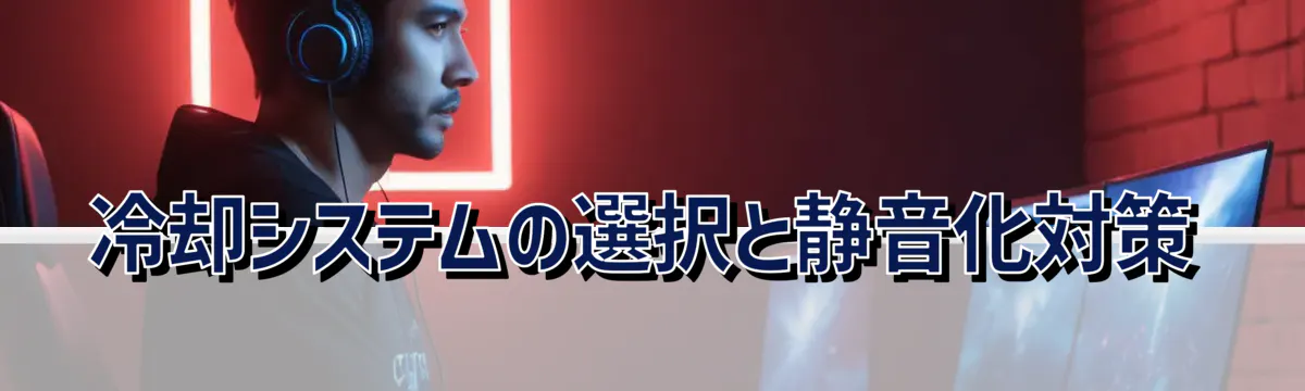 冷却システムの選択と静音化対策