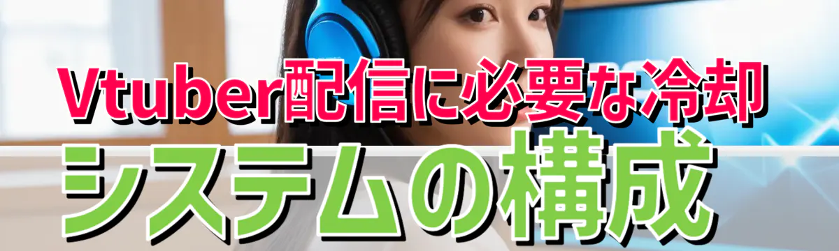 Vtuber配信に必要な冷却システムの構成