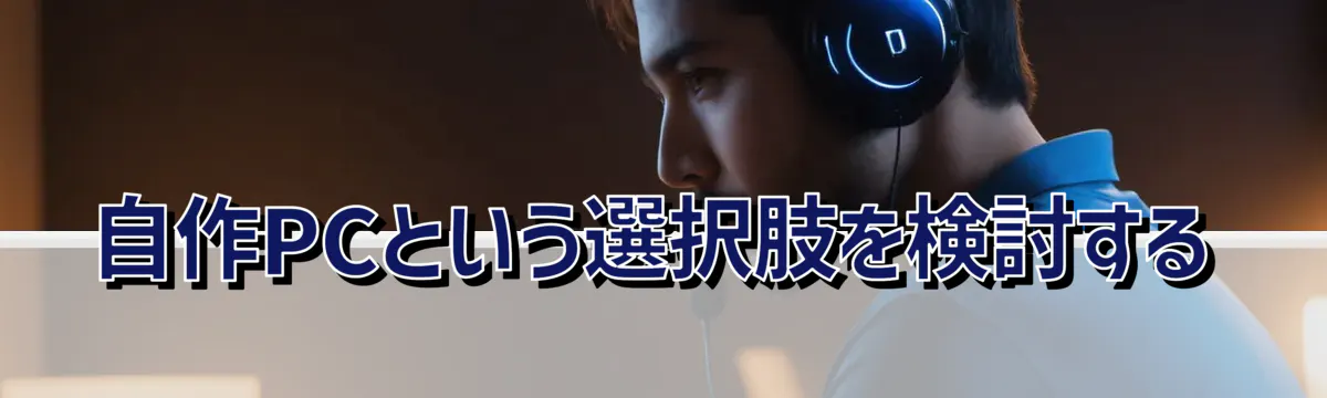 自作PCという選択肢を検討する
