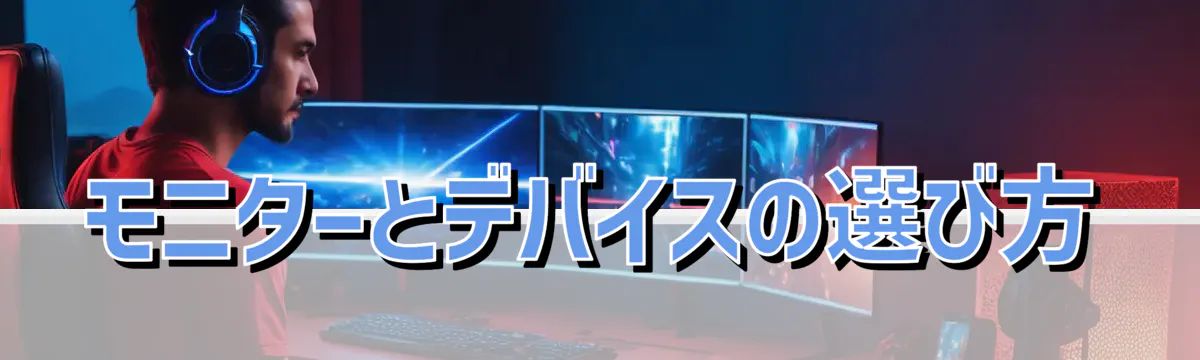 モニターとデバイスの選び方