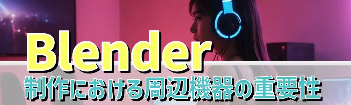 Blender制作における周辺機器の重要性