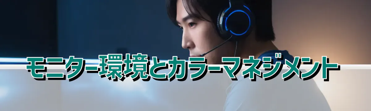 モニター環境とカラーマネジメント
