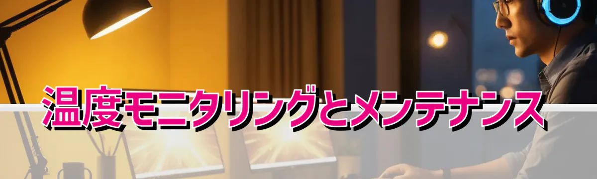 温度モニタリングとメンテナンス