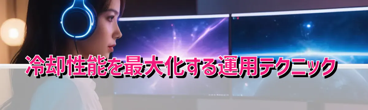 冷却性能を最大化する運用テクニック