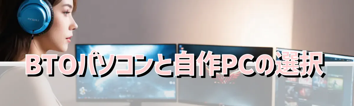 BTOパソコンと自作PCの選択