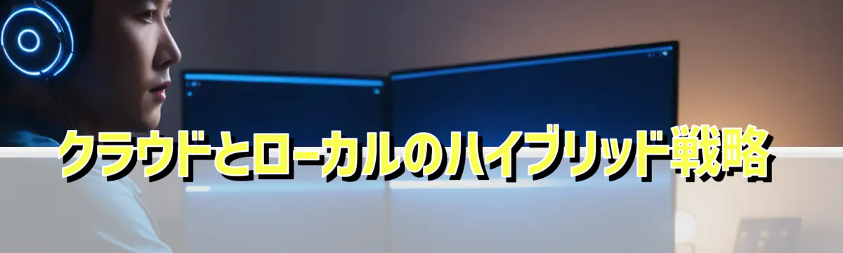 クラウドとローカルのハイブリッド戦略