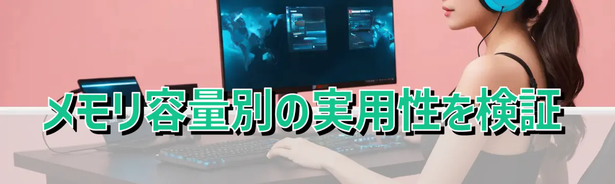 メモリ容量別の実用性を検証