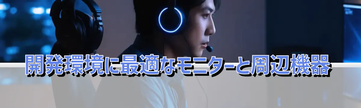 開発環境に最適なモニターと周辺機器