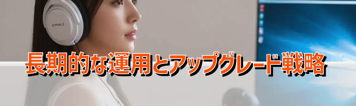 長期的な運用とアップグレード戦略