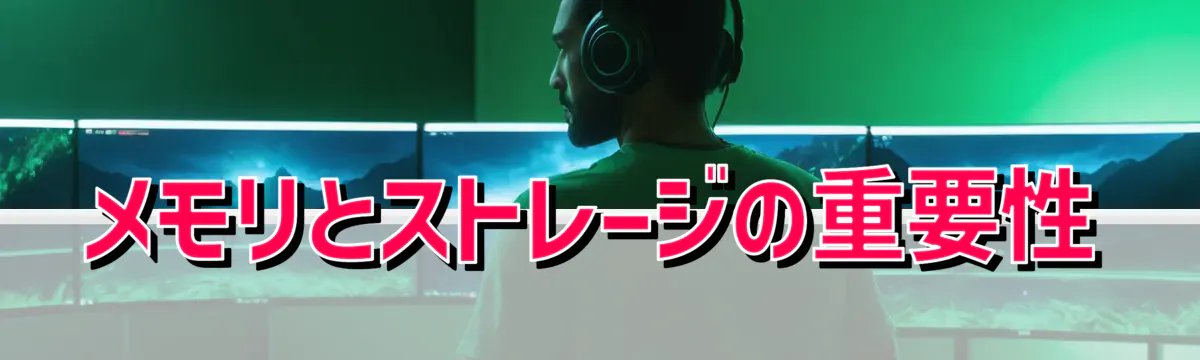 メモリとストレージの重要性