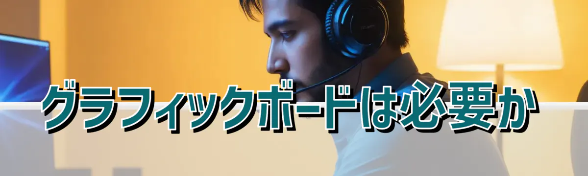 グラフィックボードは必要か