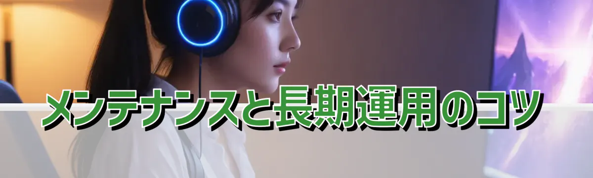 メンテナンスと長期運用のコツ