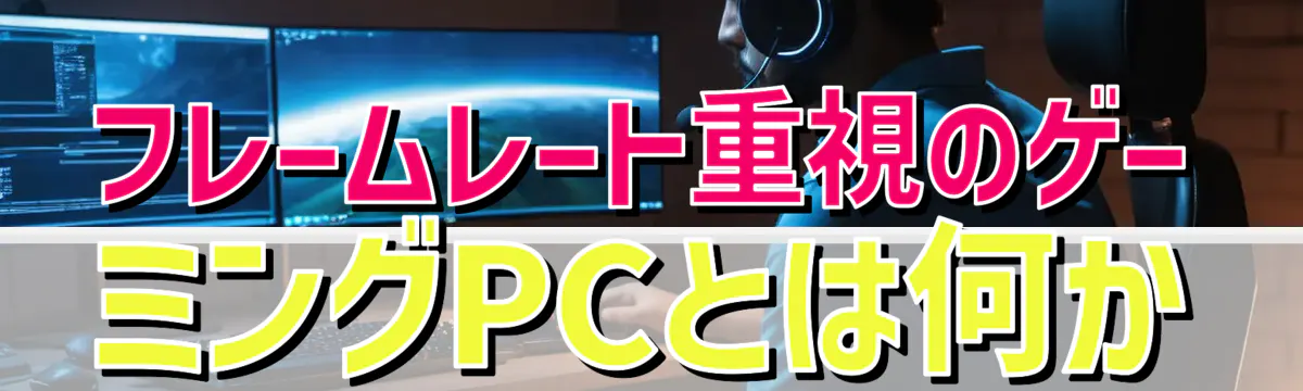 フレームレート重視のゲーミングPCとは何か