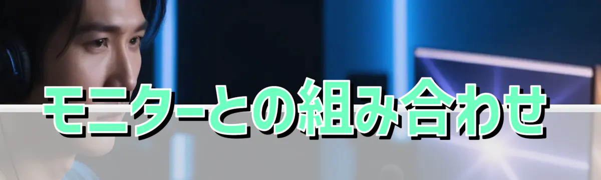 モニターとの組み合わせ