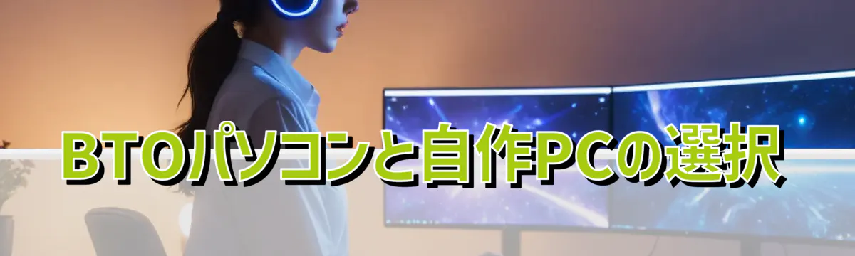 BTOパソコンと自作PCの選択