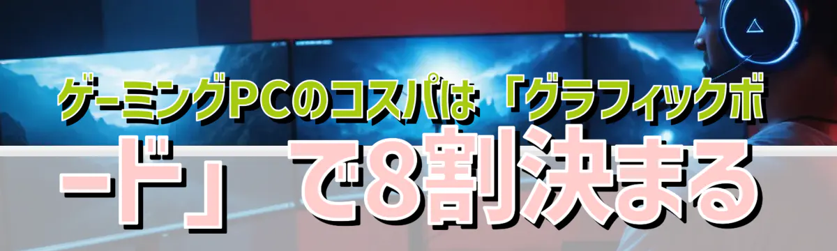ゲーミングPCのコスパは「グラフィックボード」で8割決まる