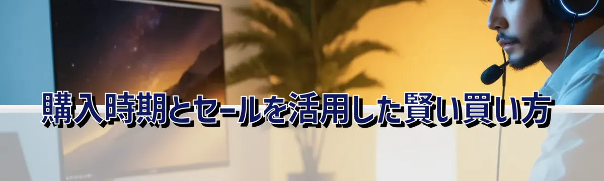 購入時期とセールを活用した賢い買い方