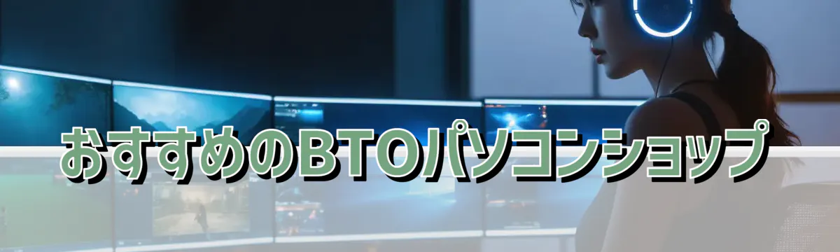 おすすめのBTOパソコンショップ