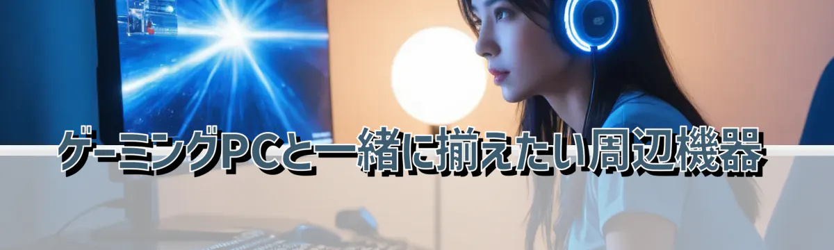 ゲーミングPCと一緒に揃えたい周辺機器