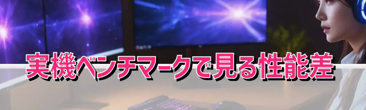 実機ベンチマークで見る性能差