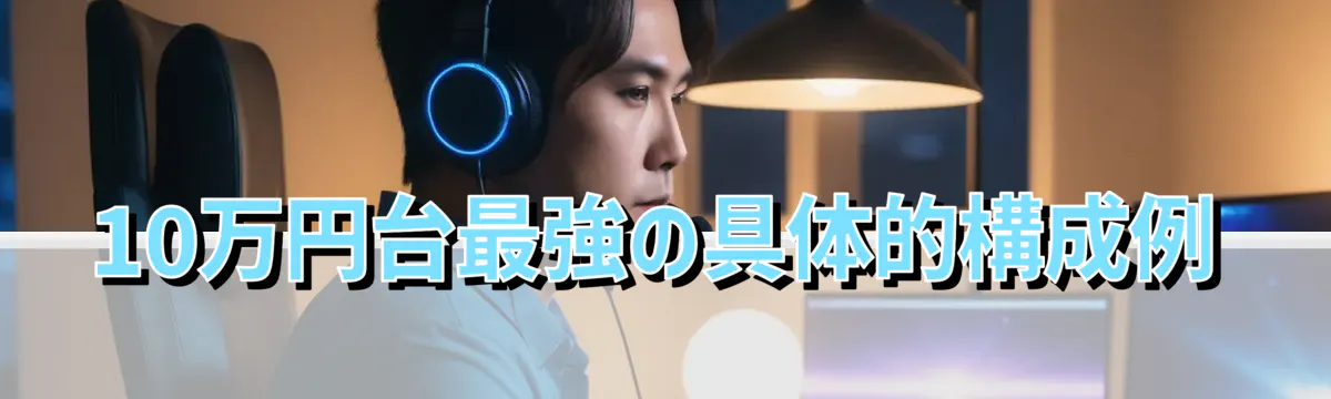 10万円台最強の具体的構成例