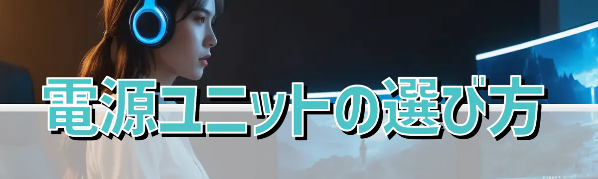 電源ユニットの選び方