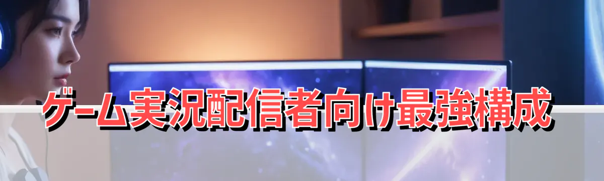 ゲーム実況配信者向け最強構成