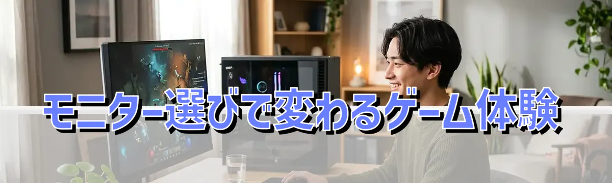 モニター選びで変わるゲーム体験