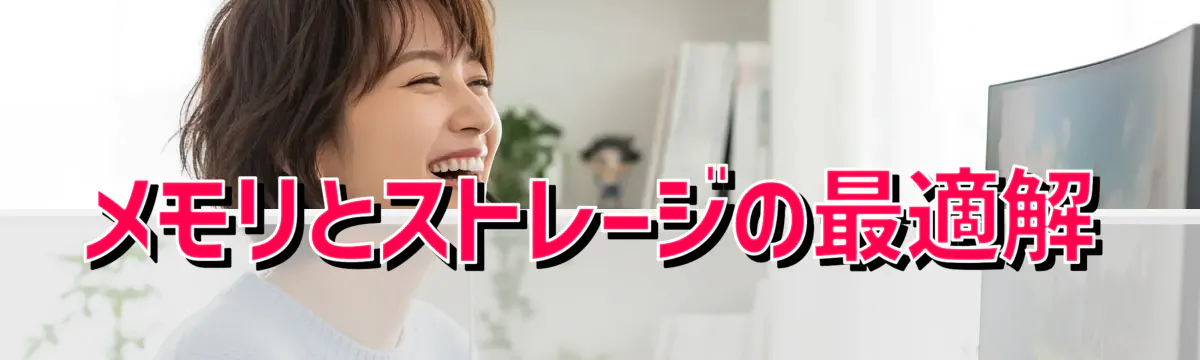 メモリとストレージの最適解