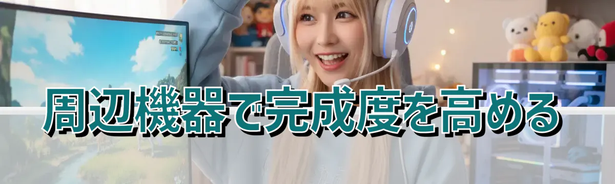 周辺機器で完成度を高める