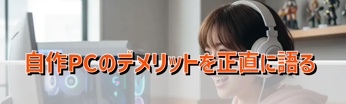 自作PCのデメリットを正直に語る