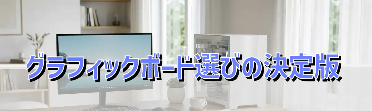 グラフィックボード選びの決定版