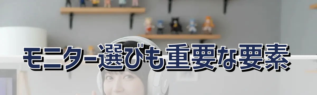 モニター選びも重要な要素