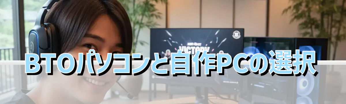 BTOパソコンと自作PCの選択