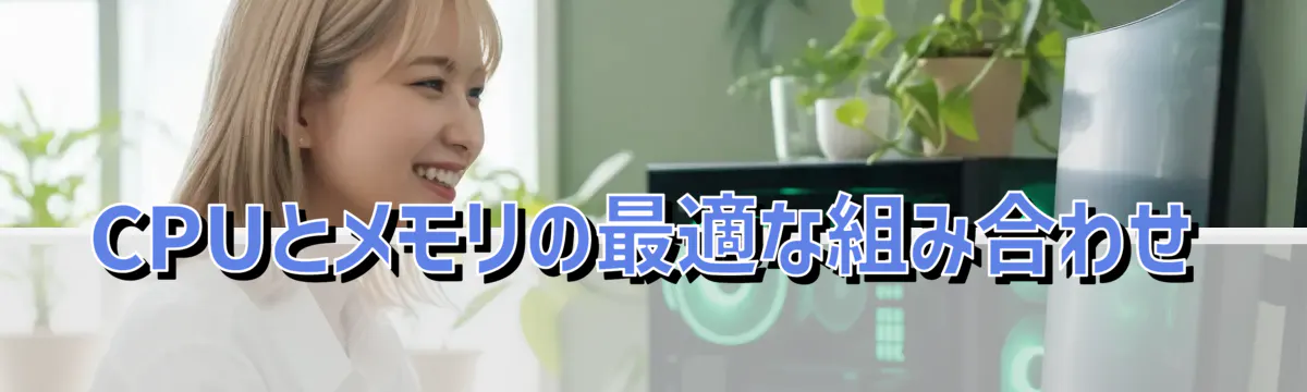 CPUとメモリの最適な組み合わせ